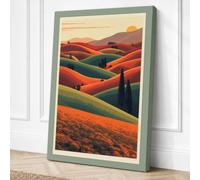 Wanderers in the Valley Canvas Wall Art Print 36x24 Inch