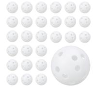 WanderGo 28 Pcs Practice Golf Balls, 42mm Plastic Golf Balls With 26 Hollows, For Swing Practice, Golf Driving Ranges, And are A Good Choice for Beginners Who are Just Learning to Play Golf.