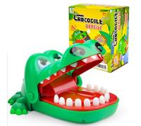 WanderGo Crocodile Dentist Game, Classic Crocodile Toy, Crocodile Teeth Game, Crocodile Biting Finger Dentist Toys for Funny Interactive Toy, Children Kids Action Skill Game, Party Favors