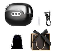 WanderGo Premium Electric Nail Clippers, Electric Nail Trimmer with Led Light & 2-Speed Automatic, Includes Gift Box Bag & Velvet Pouch for Portable Storage, Nail Care Tool Seniors and Kids (Black)