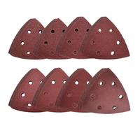 WanderGo Sandpaper, triangular sander, pack of 100, delta sandpaper, 40/60/80/120/180/240/320/400 grit for 93 x 93 x 93 mm sanding triangles