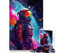 Wandering Astronaut for Adults 1000 Piece Puzzle Mental Workout Peaceful Recreation Unique Gift (50x75cm)