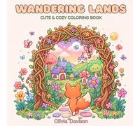 Wandering Lands Cute & Cozy Coloring Book: A Gentle Escape Into Peaceful, Imaginative Realms for All Ages