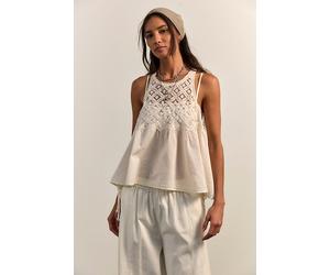 Wandering Light Top at Free People in Whisper White, Size: Medium - female
