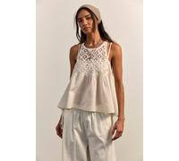 Wandering Light Top at Free People in Whisper White, Size: Small - female