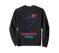 Wandering Mind Child Bubbles Planets Stars Sweatshirt