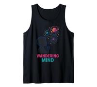 Wandering Mind Child Bubbles Planets Stars Tank Top