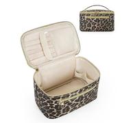 Wandering Nature Makeup Bag, Women Travel Make Up Vanity Case with Handle