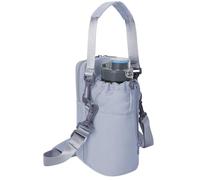 Wandering Nature Water Bottle Holder with Strap 32oz Insulated Water Bottle Carrier Bag Crossbody with Large Storage Pocket for Walking Hiking,Water-Resistant Fabric,Patent Pending