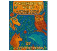 Wandering the Wild: A Magical Animal Coloring Book