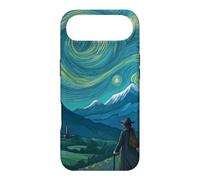 Wandering Wizard in Starry Mountain Landscape Magic Fantasy Case for iPhone Air