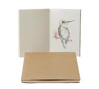 WANDERINGS 300 GSM Regular Size Watercolour Paper Inserts with Deckle Edge for Refillable Travelers Notebook | 11cm x 21cm (4.25" x 8.25") | Travelers Notebook Refills for Journals, Diaries, Planners