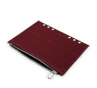 Wanderings 6-Ring Zipper Pocket for A5 Binder Planners - A5 Size - 5.25" x 8.25" / 14x21cm - Durable 100% Cotton Fabric - Planner Accessories Case for Refillable Planners - Compatible with Filofax