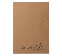 Wanderings A4 Lined Refill Notepad for Padfolio - Portfolio Writing Pad with Easy-Tear Line, 30 Sheets, 125 GSM Refill Paper, 21 x 30 Cm (8.25" x 11.70") (210 x 297 Mm)
