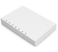 Wanderings A5 6-Ring Binder Planner Inserts - 8 1/4 x 5 5/8" - Thick Cream Colour Dotted 120 GSM Loose Leaf A5 Paper Refills Compatible with Filofax 6 Hole 200 Sheets 400 Dot Grid Pages