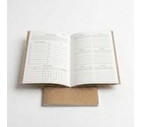 WANDERINGS A5 Traveler's Notebook Calendar Refill - 8.25x5.5 - 52-Week Undated Weekly Planner for A5 Journals & Diaries - Habit Tracker, Goals & Notes Sections