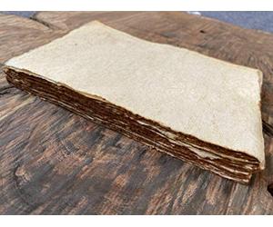 Wanderings Handmade Antique Deckle Edge Blank Paper - 21 x 30cm - A4 Size Package of 50 - Watercolour Mixed Media Loose Leaf Paper for Writers Invitations Crafts - Cold Press Thick 150 GSM