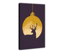 Wanderings Stag Canvas Poster Bedroom Decor Landscape Office Room Decor Gift 20x30inch(50x75cm)
