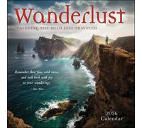 Wanderlust 2026 Wall Calendar