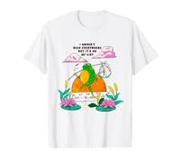 Wanderlust Frog Lotus Travel Quote Illustration Value Graphic T-Shirt