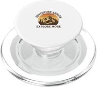 Wanderlust Hiking Explore More Outdoor Women Men PopSockets PopGrip for MagSafe