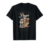 Wanderlust Paws Hiking Buddy Dogs Adventure Trail Mountains T-Shirt