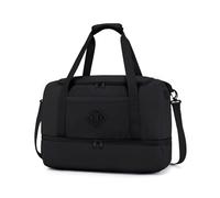 WANDF EasyJet Cabin Bag 45x36x20 - Underseat Travel Duffel with Shoe Compartment, USB Charging Port & Wet Pocket, Carry On Luggage for Overnight Weekend Gym for Women Men (Black)