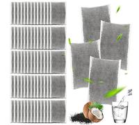 WANDGU 70 Activated Carbon Water Filters: Natural Coconut Shell Carbon Filter Inserts for Water Distiller, Removes Impurities and Harmful Chemicals