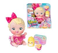 WANDI-DOO'S from Sweden - Caucasian Baby Doll from Scandinavian Countries, Speaks with the Universal Language of Babies, Chick Nappy with 2 Accessories, Bottle and Dummy, Famous (WAD03000)