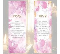 WANDIC Church Scripture Banners, 2 PCS Exquisite Bible Verses Banners for Sanctuary Wall Worship Pattern Inspirational Praise Hanging Church Decor