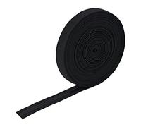 WANDIC Elastic Tape, Black Silicone Elastic Tape Elastic Band for Sewing Items Clothes Handicrafts and DIY Crafts, 10 Yards