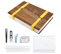 WANDIC Flower Press Kit, Advanced Plant Press Book Large Wooden Art Kit for DIY Art Handicrafts Specimens Outdoor Learning, Orchid