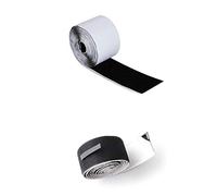 WANDIC Hook & Loop Tape, 5M Black Pedal Board Mounting Tape Self-Adhesive Tape Wall Hanging Strips for Fixing and Organizing Objects (2.5cm Width)