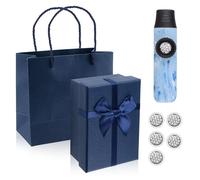 WANDIC Kazoo Instrument Adult, Kazoo Musical Instruments Reusable Kazoos with 5 Diaphragms Washable, Blue Patterned Design Exquisite Packaging, Musical instrument Present suitable for all age groups