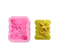 WANDIC Silicone Mold, 3D Daffodil Flowers Decorating Mould for Soap Candle DIY Toys Decorative Ornaments Art Craft