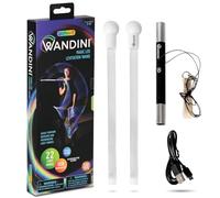 Wandini Magic LED Levitation Wand - USB Rechargeable - Amazing Lights Flow Levi Wand - Short String Light Up LED Toy Baton Dancing Cane