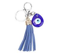 Evil Eye Key, Exquisite Lucky Charms Glass Amulet Charm Pendant Turkish Amulet Pendant for Blessing Gift and Home Decor
