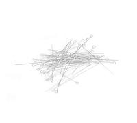 Wandisy July Summer Gifts Reusable Inoculating Loop, 50PCS Holders Nichrome Needle Tips Inoculation for Laboratory(2mm)
