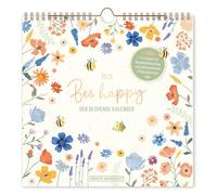 Wandkalender quadratisch 2025 Bee happy: Wandkalender