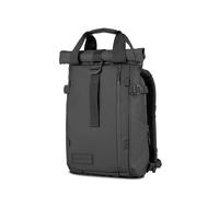 WANDRD All New PRVKE 15L V4 Camera Backpack: Built-In Camera Cube Travel Backpack with Quick Side Access, Rolltop Expansion, Clamshell Opening, Magnetic Tote Handles, Black, 15L