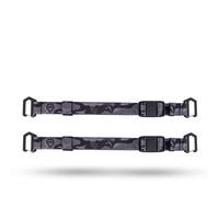 WANDRD Premium Accessory Straps: Durable 1" Straps w/Magnetic Buckle, Metal Gatekeepers & Reflective Logo (2-Pack)
