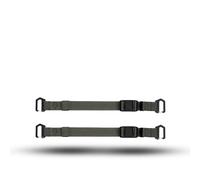 WANDRD Premium Accessory Straps: Durable 1" Straps w/Magnetic Buckle, Metal Gatekeepers & Reflective Logo (2-Pack)