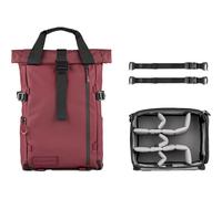 WANDRD PRVKE Photo Bundle Backpack V4 - Rhone Burgundy - 21L | ✅ Winterdeals
