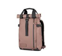 WANDRD PRVKE Backpack: Travel & Camera Bag for Creators, Zip, Pocket, or Rolltop Access - Bag Only or Bundle, Atacama Clay, 15L (Photography Bundle), Rolltop