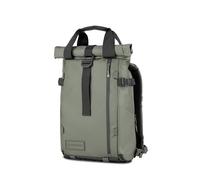 WANDRD PRVKE Backpack: Travel & Camera Bag for Creators, Zip, Pocket, or Rolltop Access - Bag Only or Bundle, Wasatch Green, 15L (Photography Bundle), Rolltop