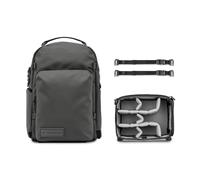 WANDRD PRVKE Pocket Backpack: Weatherproof Travel Backpack with Laptop Sleeve for Photography and Daily Carry, Black, 31L US, Photography Bundle