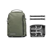 WANDRD PRVKE Zip Backpack: Weatherproof Travel Backpack with Laptop Sleeve for Photography, Work, and Everyday Adventure, Wasatch Green, 31L US, Photography Bundle