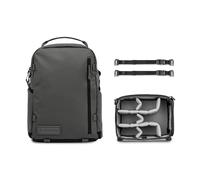 WANDRD PRVKE Zip Backpack: Weatherproof Travel Backpack with Laptop Sleeve for Photography, Work, and Everyday Adventure, Black, 21L, Photography Bundle