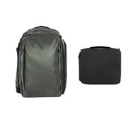 WANDRD Transit 45L Travel Backpack Wasatch Green Essential+ Bundle