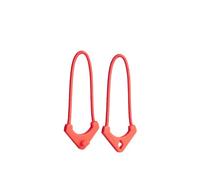 WANDRD WLZP-RD-1 Locking Zipper Pullers, 6 Pairs, Arches Red